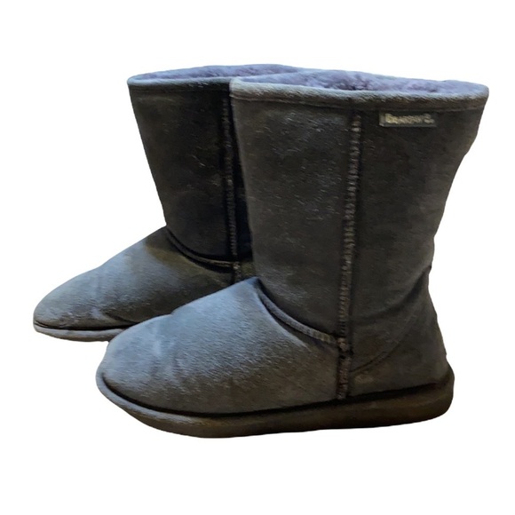 Bear Paw Short gray Leather Boots - Picture 1 of 9
